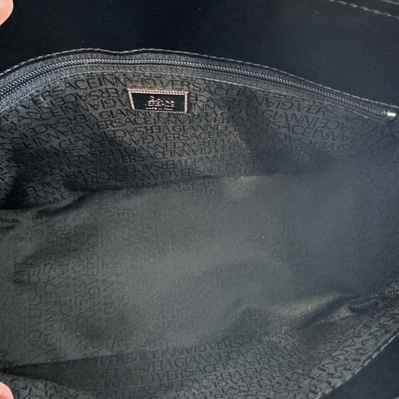 Versace Patent Leather Shoulder Bag with Silver Hardware - Picture 9 of 11